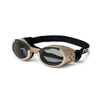 美國Doggles-鉻黃/chrome/ 煙熏鏡片-護目鏡-寵物太陽眼鏡-抗UV護目鏡-護目