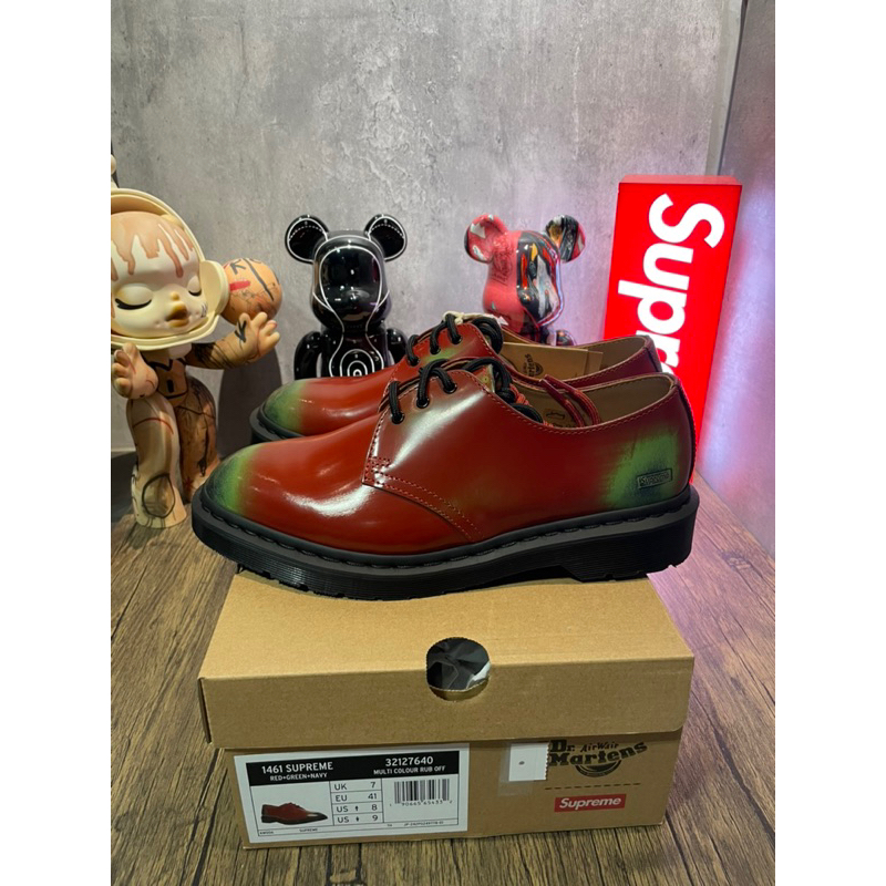 Supreme x Dr. Martens 1461 3-Eye Shoe supreme red 經典三孔鞋 US8