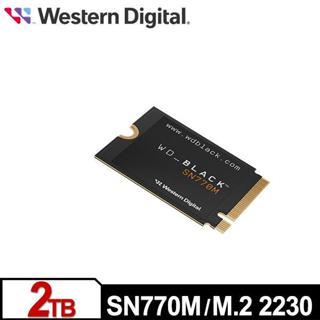 WD 黑標 SN770M 2TB M . 2 2230 PCIe 4 . 0 NVMe SSD • PCIe Ge