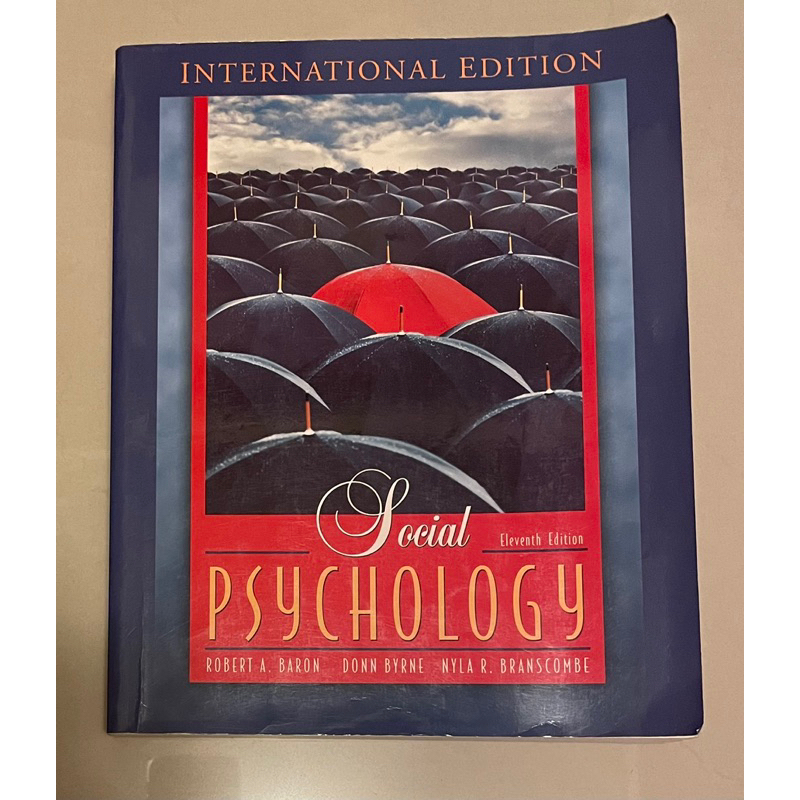 二手心理學原文書-社會心理學-social psychology