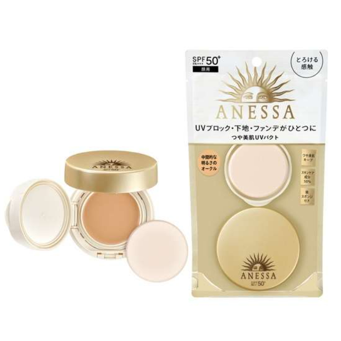 日本 資生堂 Anessa 安耐曬 極緻無瑕美肌UV粉底霜 10g SPF50+ PA+++ 全能防曬 水凝粉霜