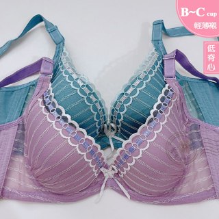 停產特價 MIT 帕爾堤絲輕薄襯內衣【B/C 32~38】1988深V蕾絲胸罩 低脊心 可愛花邊 另有內褲 天天雜物購