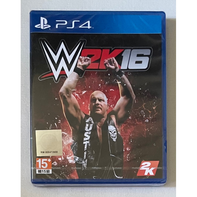 ［哇！東西］PS4 美國勁爆職業摔角 WWE 2K16 未拆封 DVD 遊戲光碟 超值品