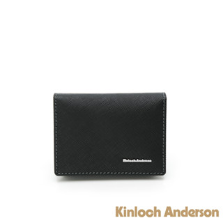 【寧寧精品】臺中市30年實體經銷店 金安德森Kinloch Anderson 橫式名片夾 黑色 KA173108BKF