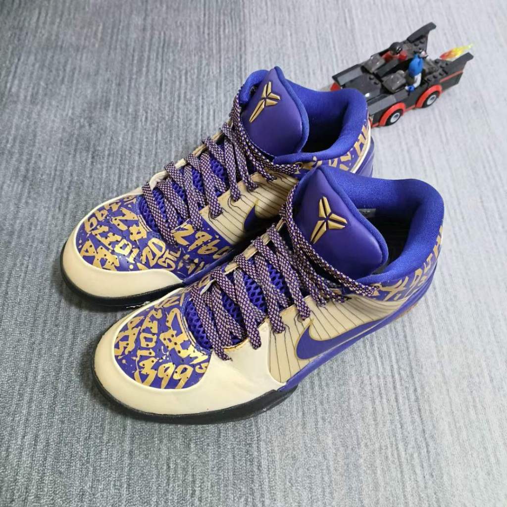 《二手寄賣》Nike Kobe 4 MVP 紫金 US8 無盒 穿幾次