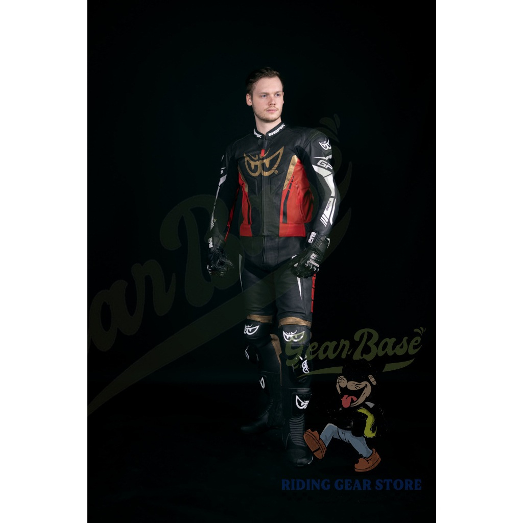 【吉兒基地 Gear Base】Berik Monza 大眼睛 兩件式 皮衣 套裝 騎士 防摔衣 重機 仿賽 保護 車衣