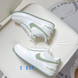 【X Est】新款Nike Air Force 1 Shadow 白紫FN6335-102 抹茶綠FN6335-101