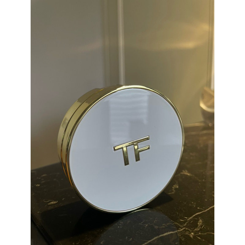 二手-Tom Ford 氣墊粉餅 空盒/直徑7.5cm