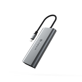 【ADAM 亞果元素】CASA Hub A01s USB-C 4K 六合一集線器 灰