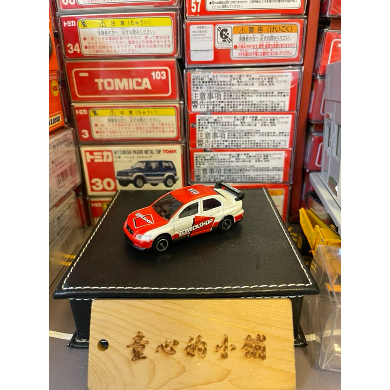 Tomica SHOP MITSUBISHI LANCER EVO VII 附膠盒