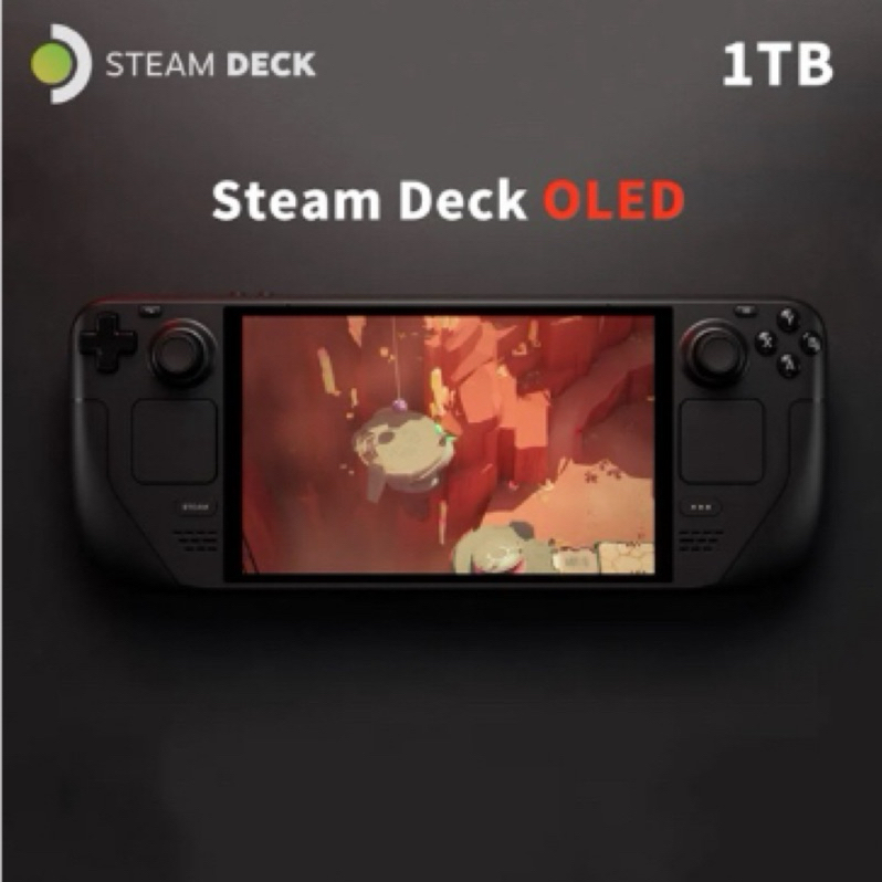 二手 Steam Deck OLED 1TB(99.999 新）附原廠Deck.底座