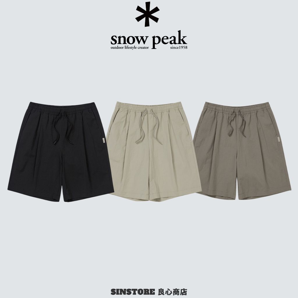 【良心商店】 Snow Peak 寬版 短褲 褲子 褲 工作褲 雪峰