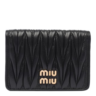 Miu Miu 經典款卡夾 黑｜ASCE