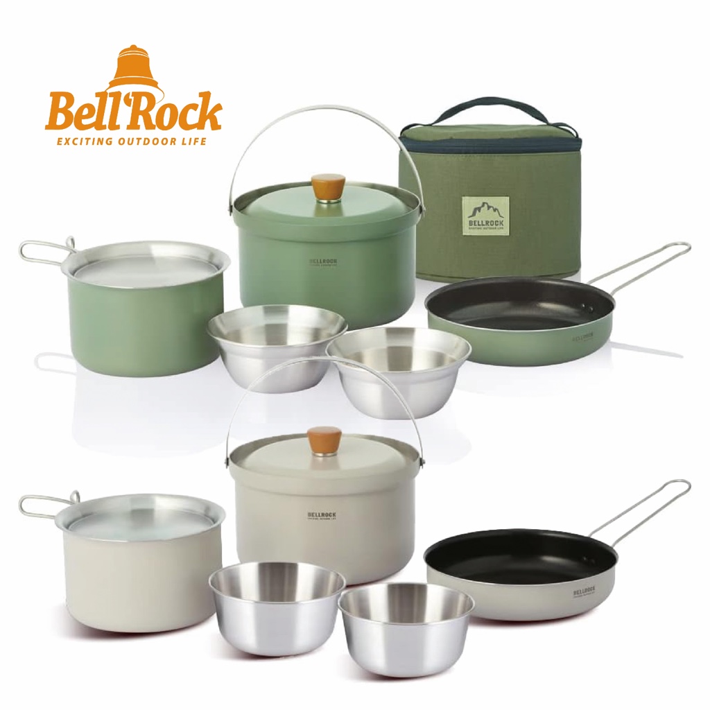 【善野計畫】韓國 Bell Rock Color 9 套鍋組 附收納袋