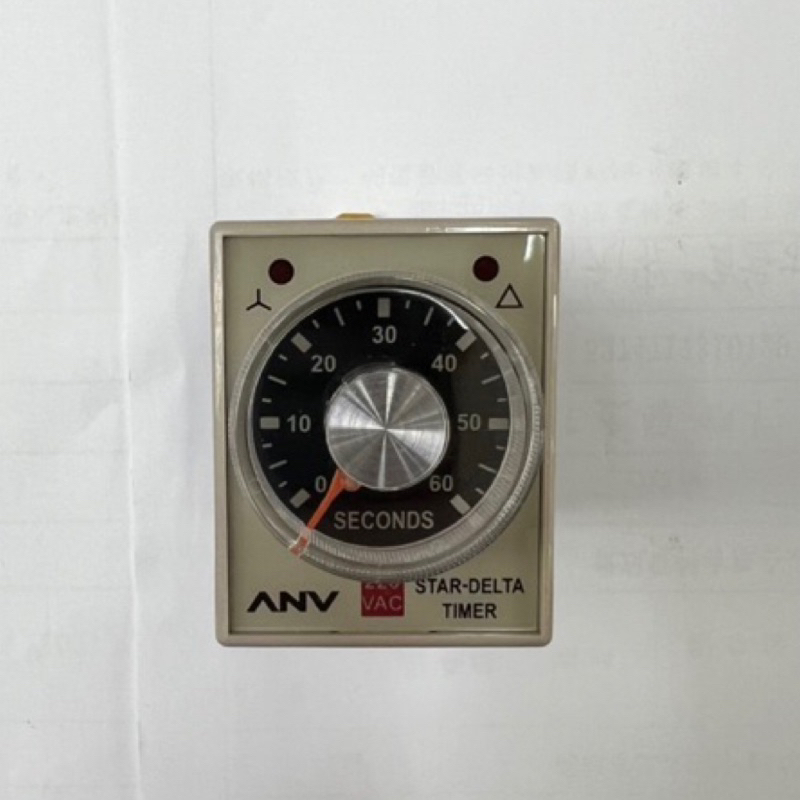 《小世電料》台灣品牌 Y-△馬達啟動限時繼電器計時器 CRD-N ANV 110V/220V