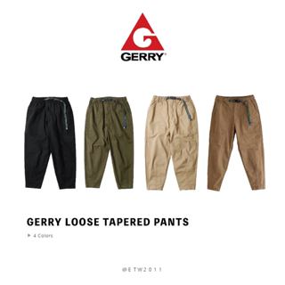 ☆ETW☆【台中店】GERRY LOOSE TAPERED PANTS 刺繡LOGO 大口袋 錐形 長褲 日本支線