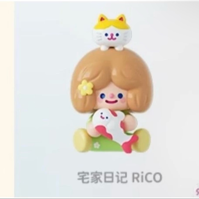 [預購]RiCO 快樂小屋 系列 全新中盒 隱藏 尋找獨角獸 小白 Rico 兔兔 塗鴉 愜意 園藝 盲盒 公仔