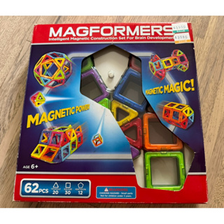MAGFORMERS 磁性建構片 62pcs 兒童益智玩具