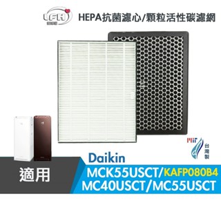 HEPA抗菌濾心 適用 Daikin大金 MC40USCT MC55USCT MCK55USCT-W 閃流放電空氣清淨機