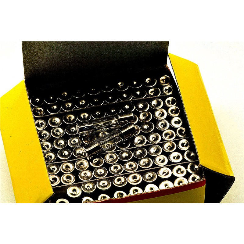 庫存不用等-【-】-玻璃保險管5*20 2A 電流 250V 保險絲 100只/盒 W142[325473現貨