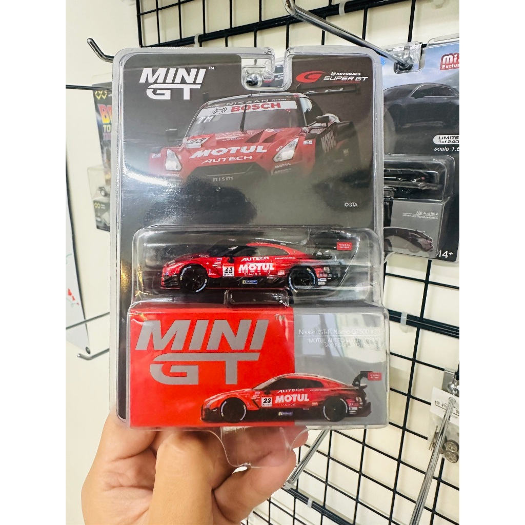 【阿雲】MINI GT 1/64 #595日本限定 Nissan GT-R Nismo GT500 2021 吊卡版