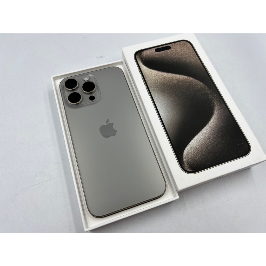 (台中手機GO)Apple iPhone 15 Pro Max 256GB 門號可攜 續約 無卡分期 9成8新電量100