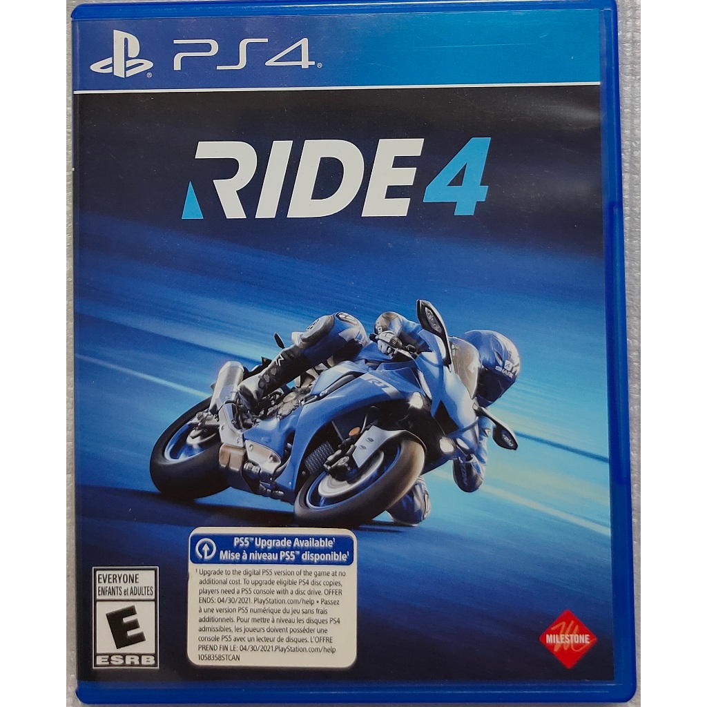 PS4 RIDE 4 極速騎行4 中文版