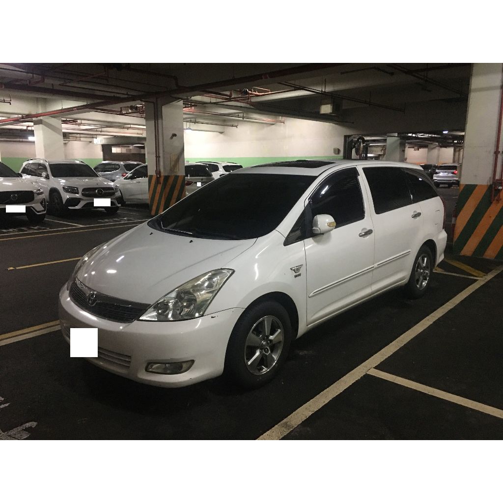 06 Toyota Wish G 天窗白色款 含安卓機 倒車攝影 行車紀錄器 輪胎剛換固定5000保養 功能全正常 自售