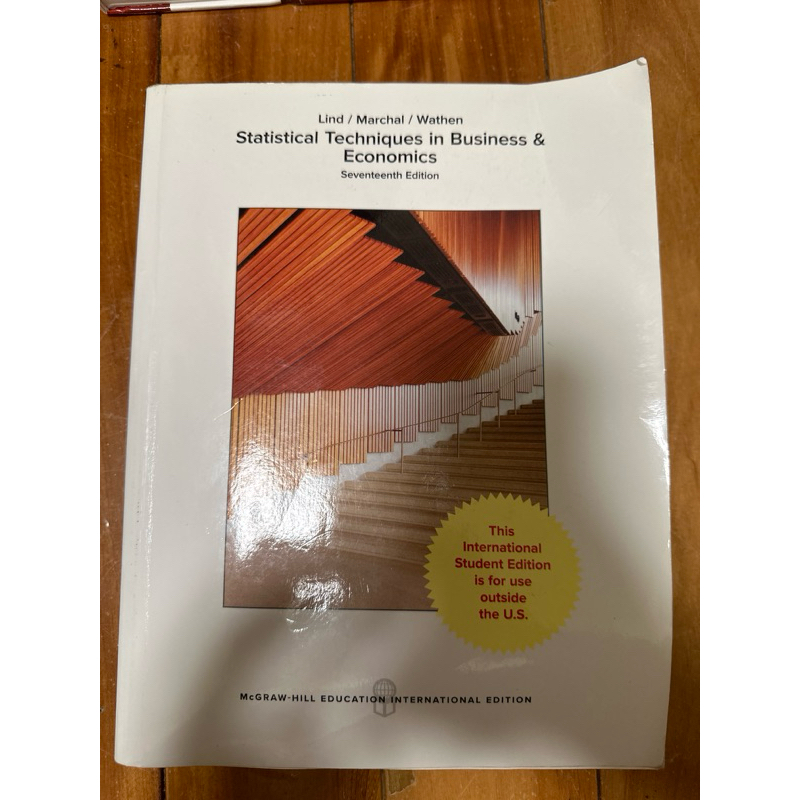 Statistical Techniques in Business &amp; Economics 17 edition