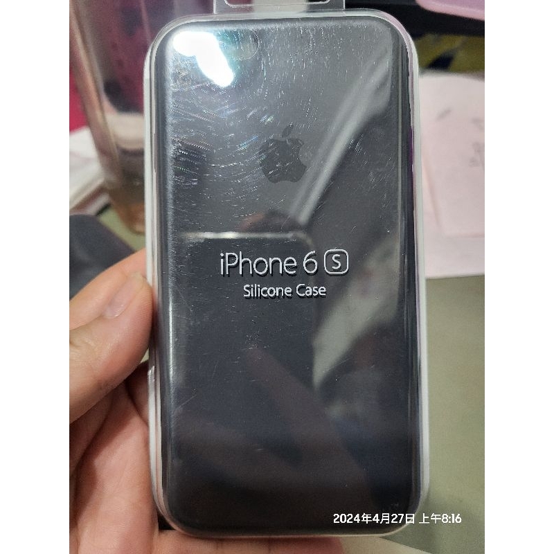 iPhone 6s 矽膠保護背蓋 炭灰色