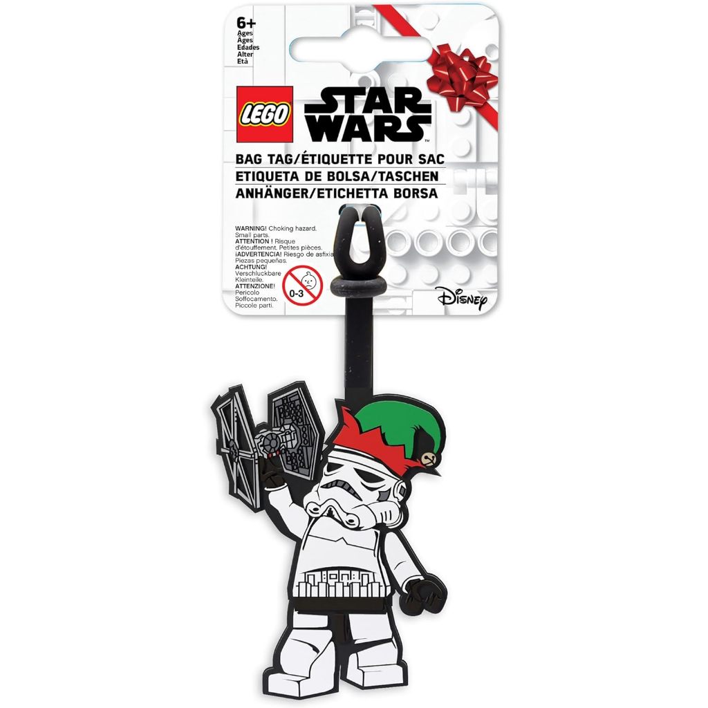 公主樂糕殿 LEGO 樂高 文具 星際大戰 聖誕白兵 造型吊牌 行李吊牌 52479