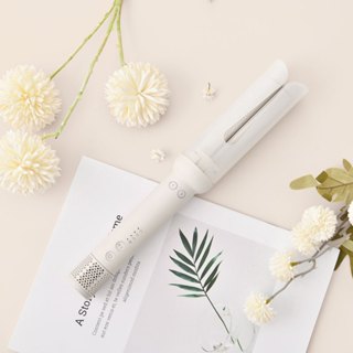 roommi | silk 絲光柔滑自動捲髮器 內捲外捲雙用 34mm百變大波浪 不卡髮不扯髮不燙傷