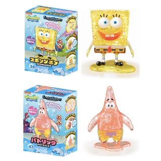 (bear)日本正版現貨 crystal gallery 海綿寶寶 SpongeBob 派大星 透明拼圖 立體拼圖 拼圖