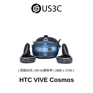 HTC VIVE Cosmos 3.4吋LCD顯示器 90Hz更新率 4G RAM 動態控制器 VR 有線頭戴裝置