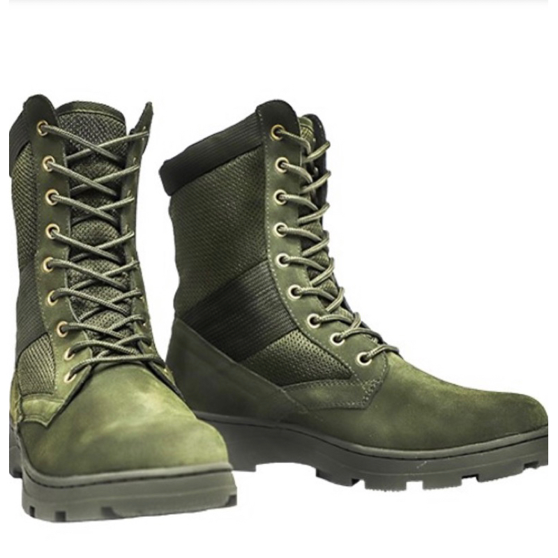 國軍 陸軍 麂皮 野戰靴 軍靴 登山靴 高筒鞋(尺寸02）