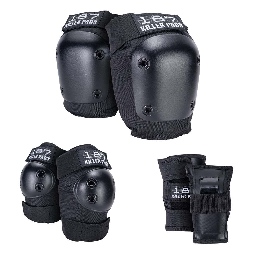 《台灣現貨》【187 Killer Pads】187美國世界級專業護具六件組｜極限運動｜滑板｜長板｜直排輪｜飄移板｜單車