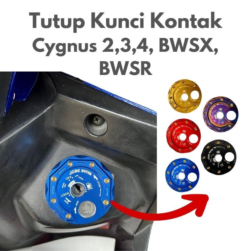 Inskey tutup kunci kontak cygnus 2 3 4 BWSX BWSR yamaha