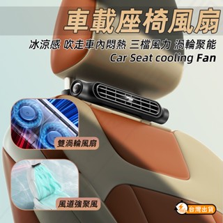 【臺灣現貨】汽車後枕風扇 車載座椅風扇 車用風扇 USB車用風扇 汽車椅背風扇 椅背風扇 座椅風扇 車載座椅風扇 散熱