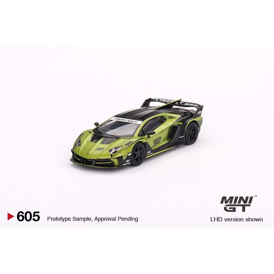 MINI GT #605 藍寶堅尼 LB-Silhouette WORKS Aventador 大牛 GT EVO 左駕