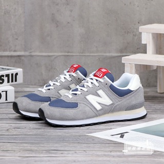 球鞋補習班 NEW BALANCE ICONIC 574 洋基藍 灰藍 紅標 IU著 復古 休閒 慢跑鞋 U574GWH