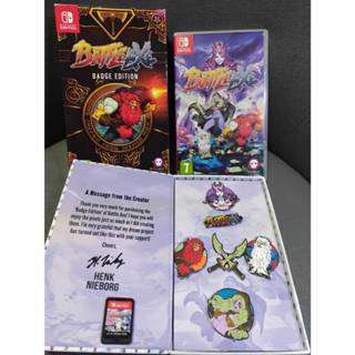 絕版任天堂NINTENDO SWITCH遊戲片 戰斧 BATTLE AXE 徽章版 中文版