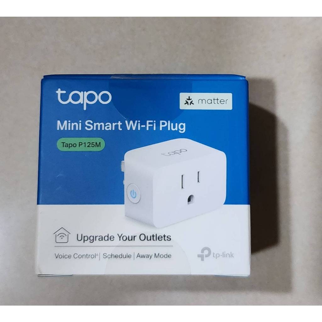TP-Link Tapo P125M WiFi迷你智慧智能插座 支援Matter/Google Assitant