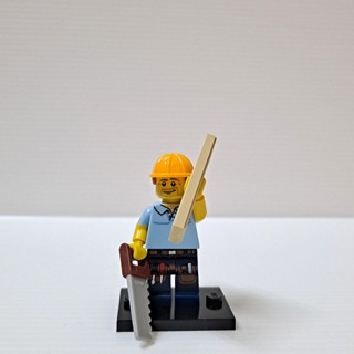 [ 小店 ] 積木 LEGO 樂高 71008 第13代迷你人偶公仔 木工 含說明書 包裝袋 二手品 H8