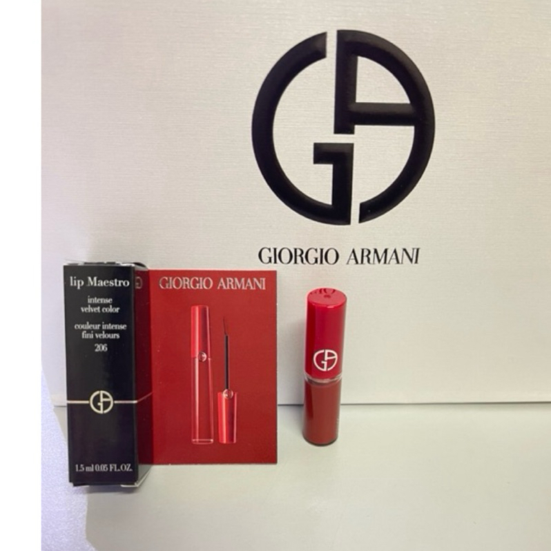 Giorgio Armani奢華絲絨訂製唇粹206  1.5ml