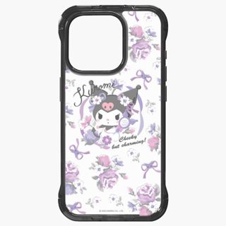 LANIS 三麗鷗正版 酷洛米 小碎花懶人支架手機殼【標準版透黑】 iPhone 16 15 14 13 Pro Max