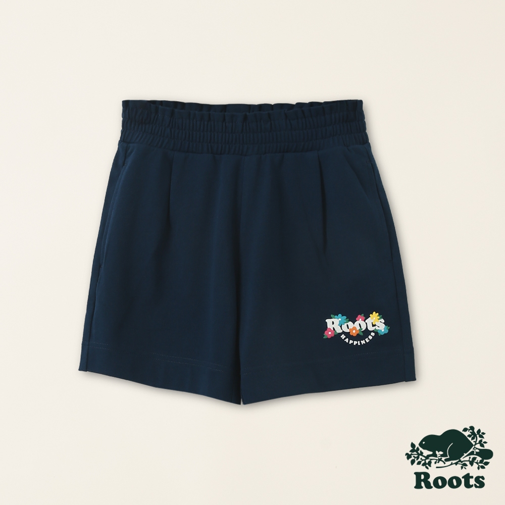 【Roots】大童-擁抱真我系列 文字設計有機棉花苞短褲