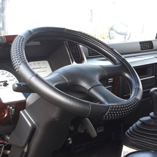 CARBUFF 汽車方向盤套 柔軟舒適皮 按摩 方向套(卡車用) 2L-3L 大型車專用 卡車專用方向盤套