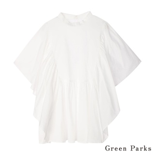Green Parks 斗篷式蓬鬆褶邊造型上衣(6P26L0G0300)