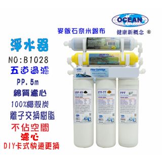 【巡航淨水】過濾器DIY快速更換濾心卡式淨水器水族箱濾水器.製冰機.小吃餐飲用水.咖啡機.貨號B1028