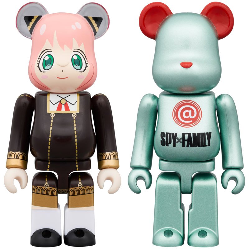 【Medicom Toy】預購24年8月 日版 BE@RBRICK 庫柏力克熊x間諜家家酒 100% 2入組